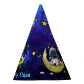 宇宙飛行士と月 パーティーハット (右)