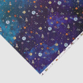 宇宙飛行士と月 薄葉紙 (詳細)