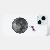 宇宙飛行士と月 iPhone / iPadケース Case-Mate iPhoneケース (裏面 (横))