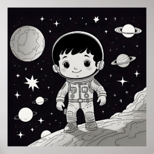 宇宙飛行士になるという夢 ポスター