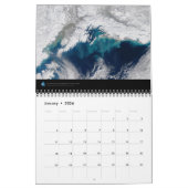 宇宙飛行士によって見られる地球 カレンダー (1月 2026)