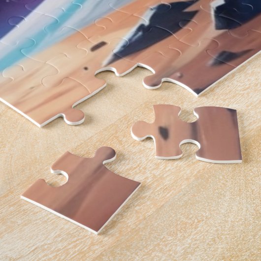 宇宙飛行士による惑星のパーソナライズされた探査 ジグソーパズル (側面)