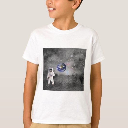 宇宙飛行士による惑星地球の観測 Tシャツ (正面)