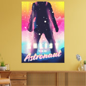 宇宙飛行士に登録 キャンバスプリント (インサイチュ (リビング))