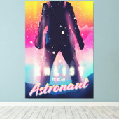 宇宙飛行士に登録 キャンバスプリント (インサイチュ (ウッドフロア))