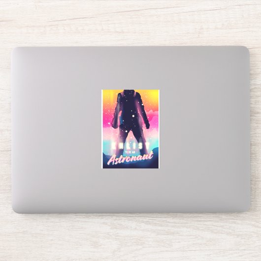 宇宙飛行士に登録 シール (コンピューター)