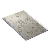 宇宙飛行士に色を付ける ノートブック (右側)