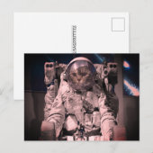 宇宙飛行士ねこ宇宙ポストカード ポストカード (正面/裏面)