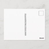 宇宙飛行士ねこ宇宙ポストカード ポストカード (裏面)