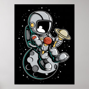 宇宙飛行士のアイスクリームパーティー ポスター