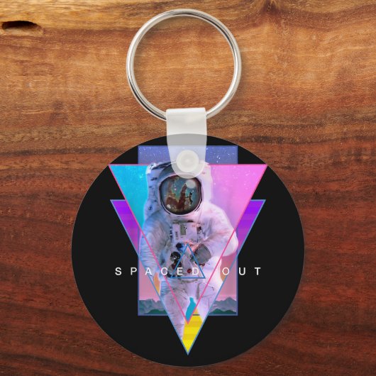 宇宙飛行士のエステティックな気流波外スパ キーホルダー (正面)