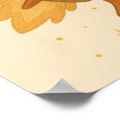 宇宙飛行士のカエルのロケットに乗る ポスター (角)