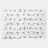 宇宙飛行士のキッチンタオル キッチンタオル (横)