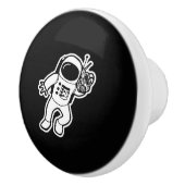 宇宙飛行士のギフト音楽宇宙のラジオの宇宙 セラミックノブ (右)