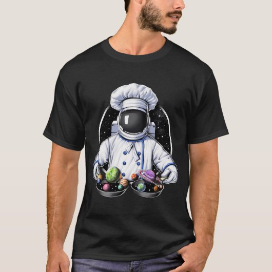 宇宙飛行士のクッキング Tシャツ (正面)