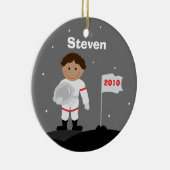 宇宙飛行士のクリスマスのオーナメント セラミックオーナメント (右)