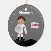 宇宙飛行士のクリスマスのオーナメント セラミックオーナメント (左)