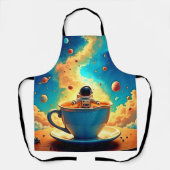 宇宙飛行士のコーヒーコスモス・ジャーニー エプロン (正面)