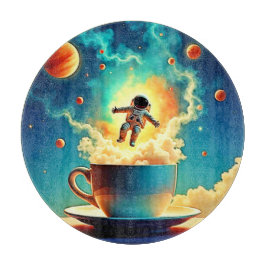 宇宙飛行士のコーヒードリーム カッティングボード