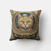 宇宙飛行士のサイバーパンクアート クッション (裏面)