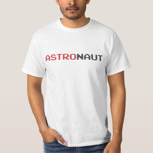 宇宙飛行士のシャツ – スタイルと色を選択 Tシャツ (正面)
