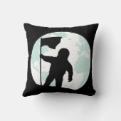 宇宙飛行士のシルエット クッション (裏面)