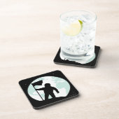 宇宙飛行士のシルエット コースター (右側)