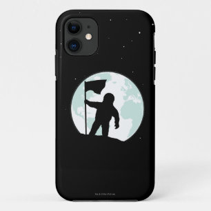 宇宙飛行士のシルエット iPhone 11 ケース