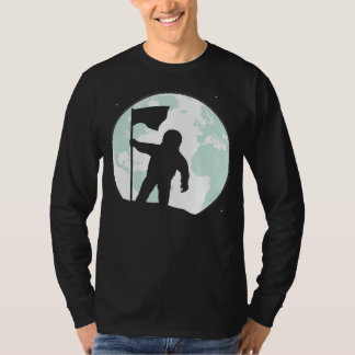宇宙飛行士のシルエット Tシャツ