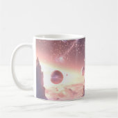 宇宙飛行士のジャンプ コーヒーマグカップ (左)