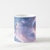 宇宙飛行士のジャンプ コーヒーマグカップ (中央)