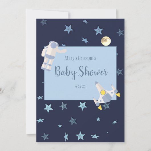 宇宙飛行士のスマホの中身ゲーム 招待状 (裏面)