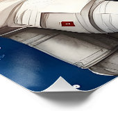 宇宙飛行士のスーツを身に着けたかわいいカンガルー|過去記事 ポスター (コーナー)