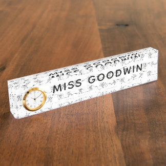 宇宙飛行士のデスク名プレート デスクネームプレート