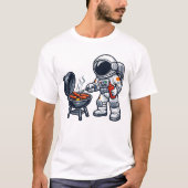 宇宙飛行士のバーベキュー Tシャツ (正面)