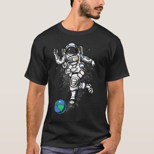 宇宙飛行士のボウリング Tシャツ (正面)