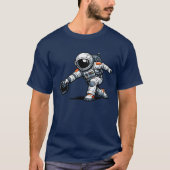 宇宙飛行士のボウリング Tシャツ (正面)