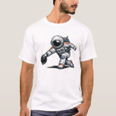 宇宙飛行士のボウリング Tシャツ (正面)