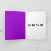 宇宙飛行士のロボットハロウィンカード カード (内部)