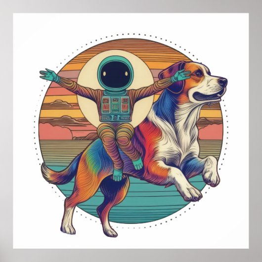 宇宙飛行士の乗り物 ポスター (正面)