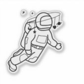 宇宙飛行士の冒険 シール (正面)