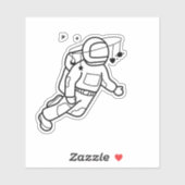 宇宙飛行士の冒険 シール (シート)