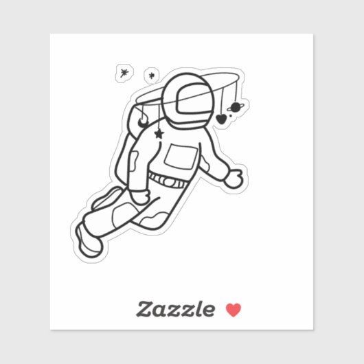 宇宙飛行士の冒険 シール (シート)