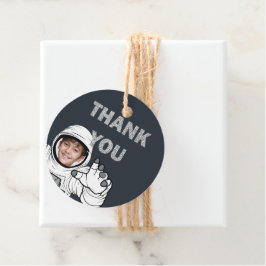 宇宙飛行士の写真誕生日ありがとう フェイバータグ