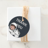 宇宙飛行士の写真誕生日ありがとう フェイバータグ (インサイチュ)