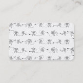 宇宙飛行士の名刺 名刺 (裏面)