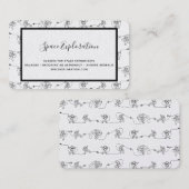 宇宙飛行士の名刺 名刺 (正面/裏面)