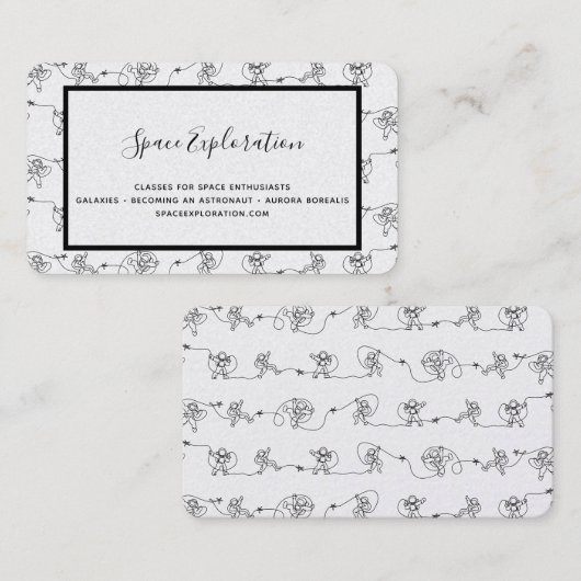 宇宙飛行士の名刺 名刺 (正面/裏面)