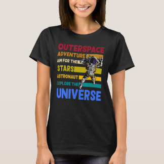 宇宙飛行士の名言3 Tシャツ