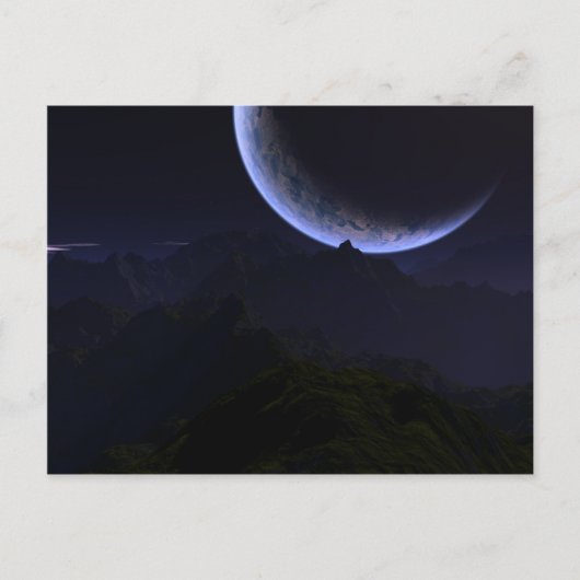 宇宙飛行士の夢の葉書 ポストカード (正面)